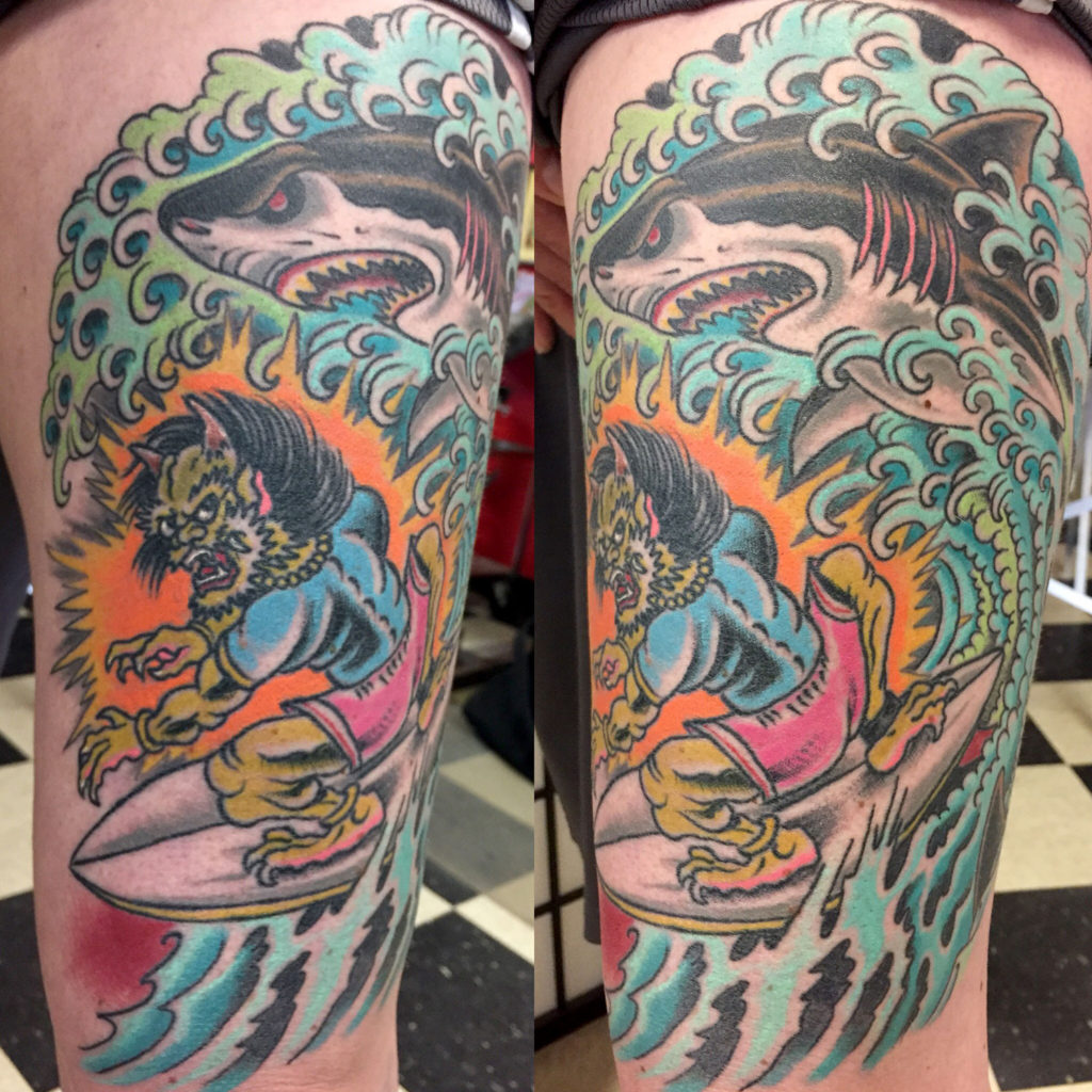 Kevin Iron Hand Tattoo